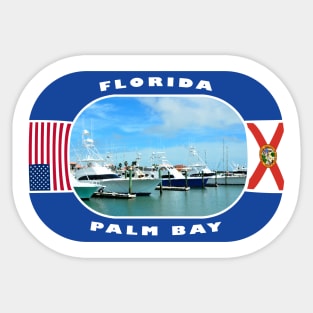 Florida, Palm Bay City, USA Sticker